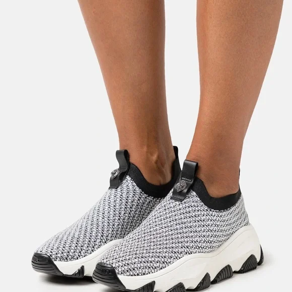 Kurt Geiger Crystal Knit Chunky Slip-on Sneaker - Picture 9 of 12